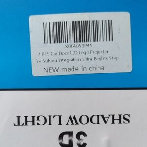 3D Shadow Light Car Door LED Logo Projector NWT